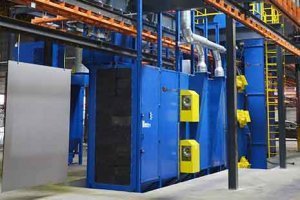 hanger shot blasting machine