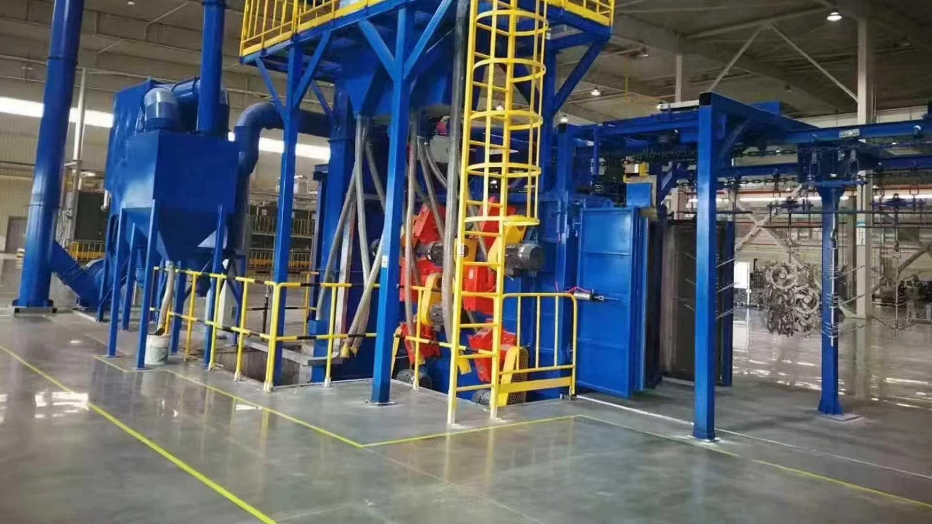 hanger-shot-blasting-machine