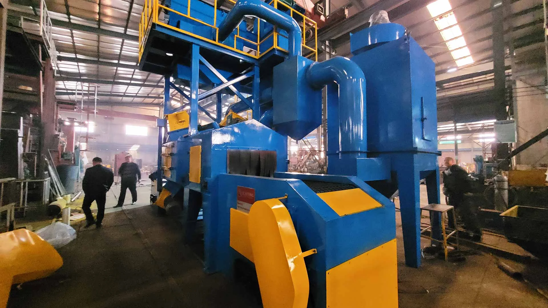 mesh-belt-shot-blasting-machine