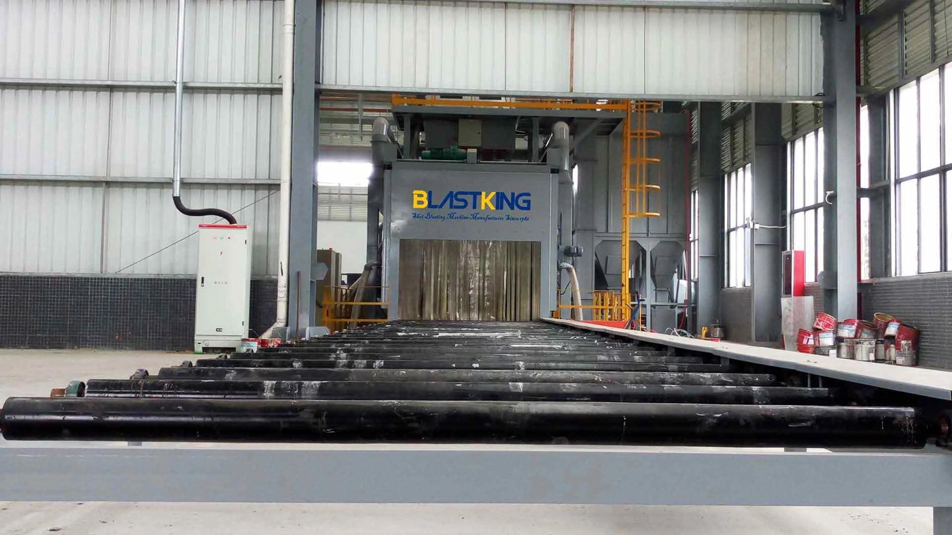 shot-blaster-for-steel-fabrication-and-construction