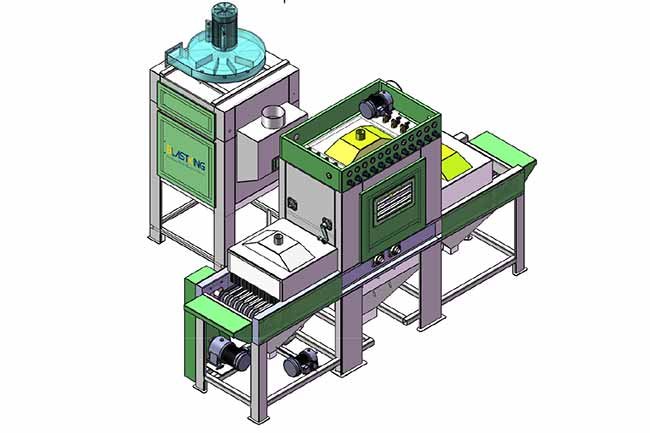 through-type-sand-blasting-machine