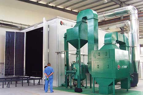 BlastKing abrasive blasting room