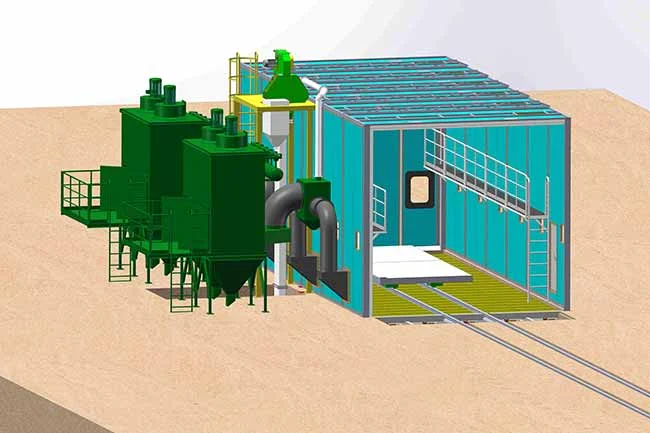 blasting room blasting room