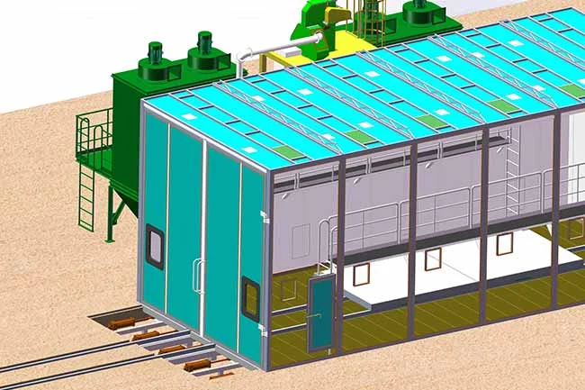 blasting room blasting room