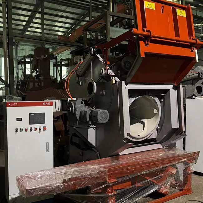 rotary drum shot blasting machine